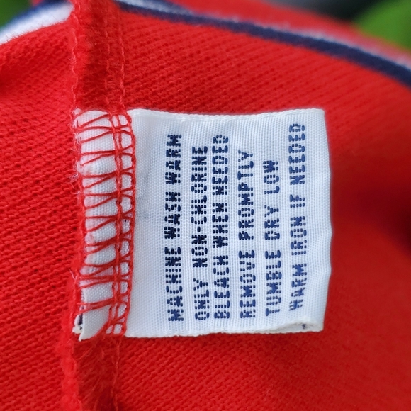 Ralph Lauren Red White And Blue Striped Men's Short Sleeve Polo Shirt XL - Picture 7 of 9